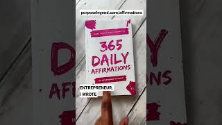FREE eBook of Bible-based affirmations for entrepreneurs 👉🏿https://purposelegend.com/affirmations