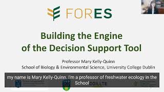 Prof Mary Kelly-Quinn on using Bayesian Belief Network Models (BBNs) for ForES project's web tool