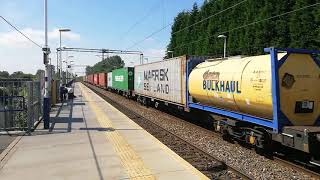 Gbrf class 66740 working Felixstowe to Trafford Park.