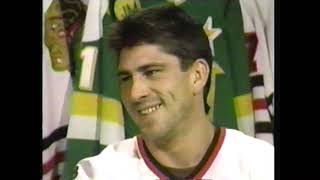 Rick Vaive Chicago Blackhawks Interview Nov. 8, 1987