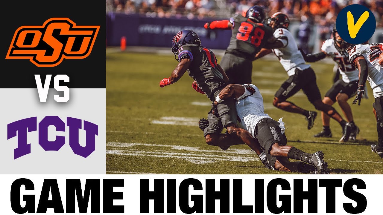 #8 Oklahoma State Vs #13 TCU | 2022 College Football Highlights - YouTube