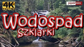 4K Wodospad Szklarki | Waterfall #nature #tourism #mountains #poland #4k