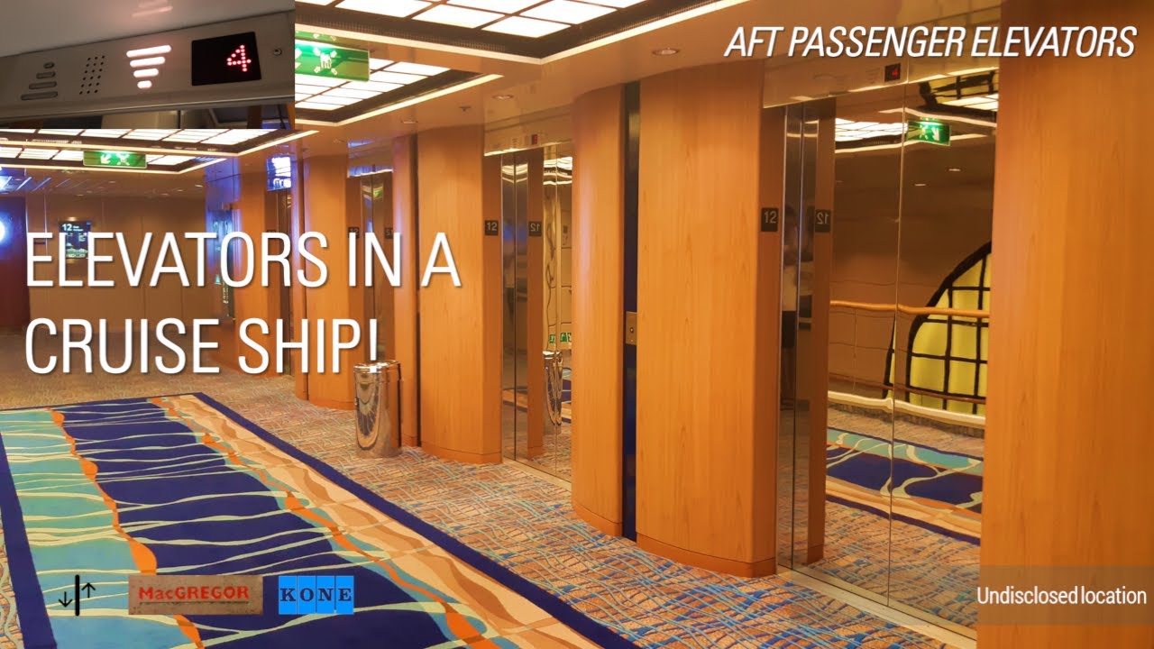 Macgregor Kone Marine Traction Elevators Cruise Ship Aft Youtube