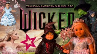 Buying \u0026 Taking Our Wicked American Girl Dolls To The Wicked Movie!!