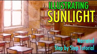 Illustrating Sunlight: Narrated Step by Step Tutorial
