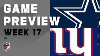 Dallas Cowboys vs. New York Giants | NFL Week 17 Game Preview