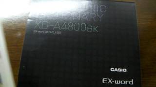 CASIO EX-Word XD-A4800　購入