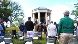 FUMA Alumni Day Veterans Memorial 21 Gun Salute and Echo Taps.