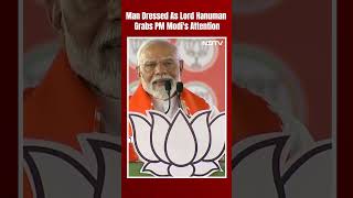 PM Modi Rally | Man Dressed As Lord Hanuman Grabs PM Modi's Attention At Maharashtra Rally