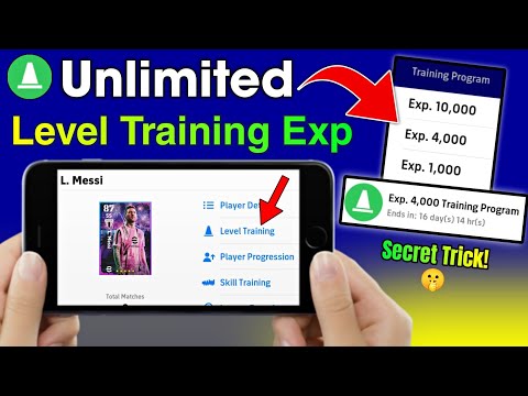 100% working trick to get unlimited training program (4000 and 10000 experience points) in eFootball 2023 Mobile