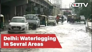 Delhi Rains: Heavy Rain Leaves Parts Of Delhi, Neighbouring Areas Flooded