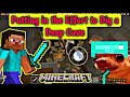 Putting in the Effort to Dig a Deep Cave in Minecraft