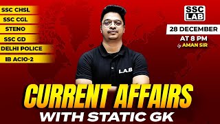 28 December 2023 Current Affairs | Daily Current Affairs | Current Affairs Today | By Aman Sir