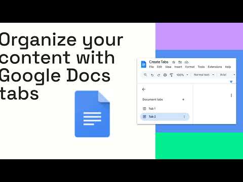 How to Organize Google Docs with Tabs