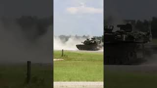 M1A2 SEPv3 Abrams tank live-fire Mustang Squadron #shorts
