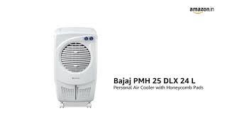 Bajaj PMH 25 DLX 24L Coolerwt oecmPsTbFa3PTeol, erAirrowd 3leced Ctol,Sdhit,H DLFflleds