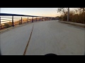 patinando al atardecer