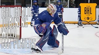 Beer League Goalie Training With AAA Players