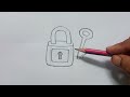 tala chabi drawing how to draw lock and key tala chabi ka chitra ताला और चाबी का चित्र चाबी