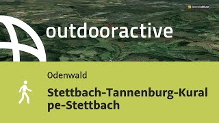 Wanderung im Odenwald: Stettbach-Tannenburg-Kuralpe-Stettbach