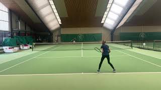 💥tennis Matchtraining Tamina 11