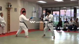 Deion Pagaduan   warmup Sparring (Wado-Ryu)