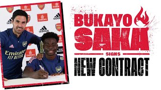 OFFICIAL!!! Bukayo Saka Agrees Arsenal Contract After Arsenal's Champions League Position