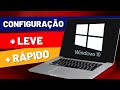 COMO CONFIGURAR O WINDOWS 10 PARA DEIXAR MAIS RÁPIDO (Fácil)