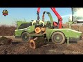 world s dangerous monster stump removal excavator fastest huge stump grinding machines working