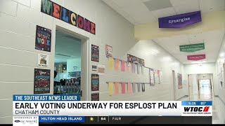 Early voting underway for Chatham Co. ESPLOST plan