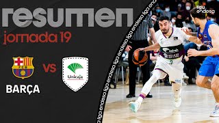 Barça - Unicaja (63-73) RESUMEN | Liga Endesa 2021-22