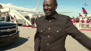 President Ruto lands in US for a historic 4-day State visit