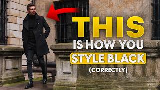 black outfits are harder to style than you think...