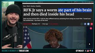 RFK JR Says A WORM ATE Part Of HIS BRAIN, Media Claims GOP Is SCARED RFK Will HELP Biden, HURT Trump