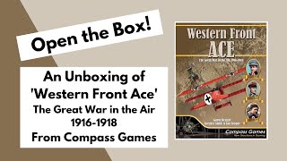 Open the Box! Compass Games' 'Western Front Ace' Unboxing