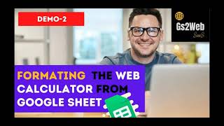Formatting Web Calculator Directly from Google Sheet