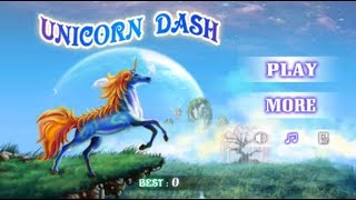 Unicorn Dash Playing Game || Android Game