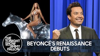 Beyoncé's Renaissance Debuts, Sen. Joe Manchin Suddenly Supports Biden's Climate Bill | Tonight Show