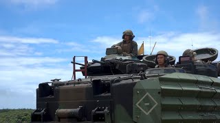 Marines Live-Fire AAVs At Camp Schwab