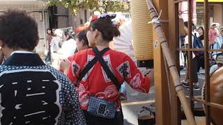 所沢　ところざわまつり　所沢昭和会の居ばやし・屋台運行　2018.10.7  Tokorozawa Matsuri