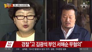 경찰, ‘서해순 씨 딸 사망’ 의혹 관련 수사결과 발표