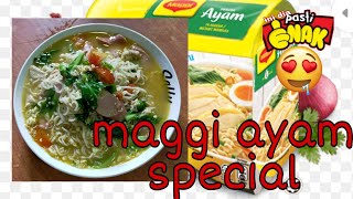 resepi Maggi ayam tumis special