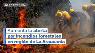 Aumenta la alerta por incendios forestales en región de La Araucanía (RD)