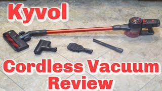 Kyvol Cordless Vacuum Cleaner Review \u0026 Demo!