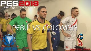 PES 2018 (PS4 Pro) Peru v Colombia WORLD CUP QUALIFIERS 10/10/2017 PREDICTION 1080P 60FPS