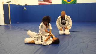 Kaylyn Mintz doing Jiu Jitsu