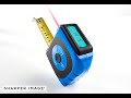 2-in-1 Digital Laser Tape Measure by Sharper Image