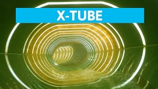 Plopsaqua De Panne - De Glijdende Banden || Very long X-Tube slide! [NEW]