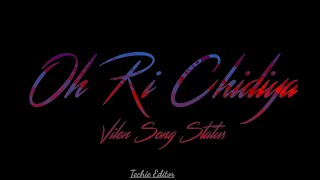 Chidiya Song Whatsapp Status | Vilen Chidiya Song Black Screen Status 2021 | Vilen | Techie Editor |