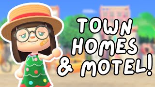 Townhomes and Motel Build in Animal Crossing!